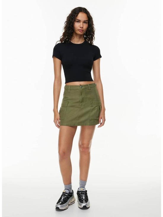 Aritzia Dresses & Skirts - Aritzia Tna Supply Cargo Mini cotton Skirt Olive Green Utility Gorpcore Y2K 8